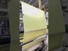 cinta echada a un lado doble gruesa de la espuma de 1m m en blanco/amarillo claro/negro